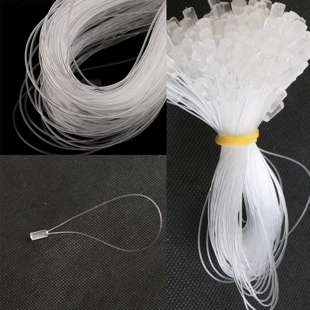 

100 Pieces transparent Micro Ring Loop Easy Pulling Thread Micro rings hair extension tools glass Hair extension ring and buckle