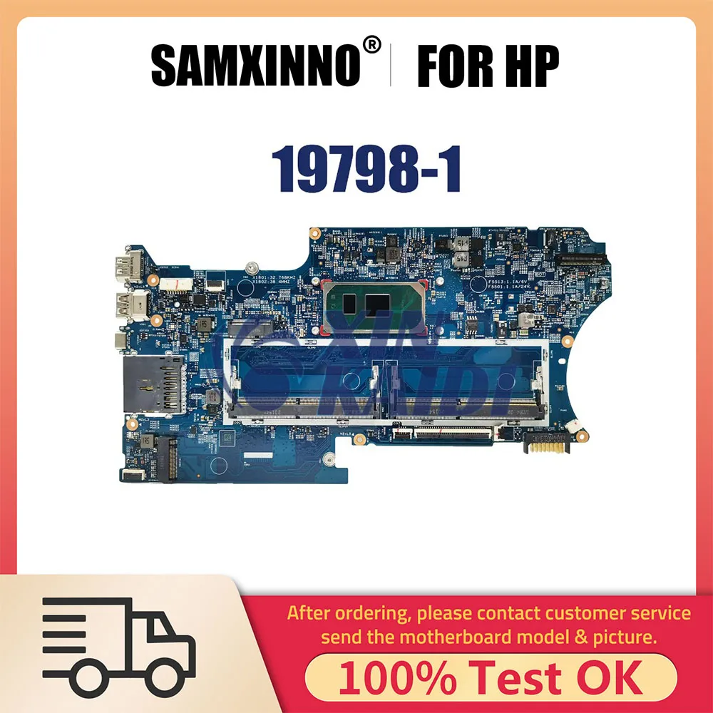 

Computer Mainboard For HP X360 14-DH L87921-001 L87921-501 L87921-601 Laptop Motherboard With I5 10th CPU 19798-1 Systemboard