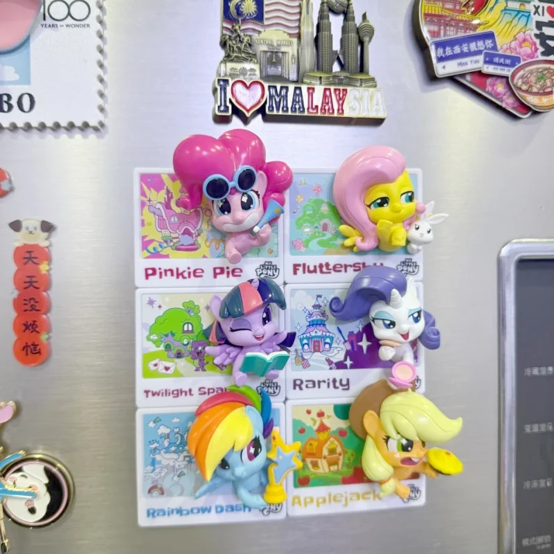 

Оригинальный KAYOU Kawaii My Little Pony слепая коробка стереоскопическая фоторамка 1-я игрушка куклы украшения мультяшные игрушки друг рождественские подарки