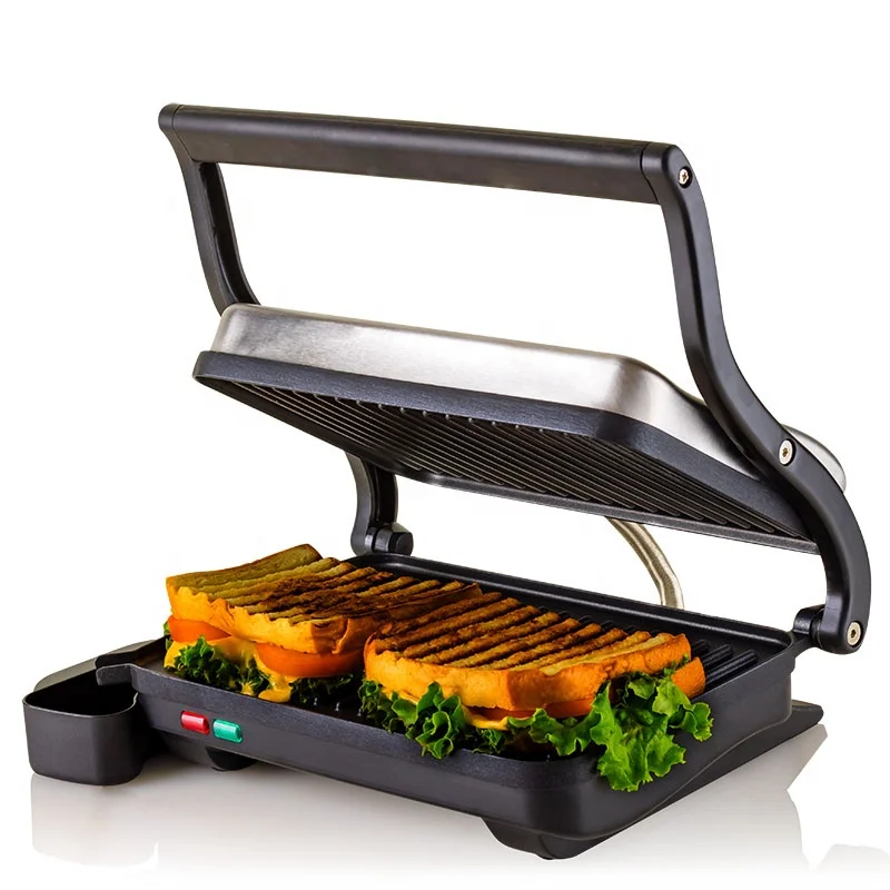 شواية بانيني كهربائية 2025 - صانع الساندوتشات المحمول الذي لا يدخن وشواية شواء متعددة الأغراض