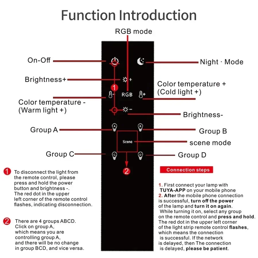E27 Bluetooth Smart LED Bulb 220V 9W 15W 18W Tuya Lamp Smart Life APP Support RF 2.4GHz Remote Group Control Bedroom Home Decor