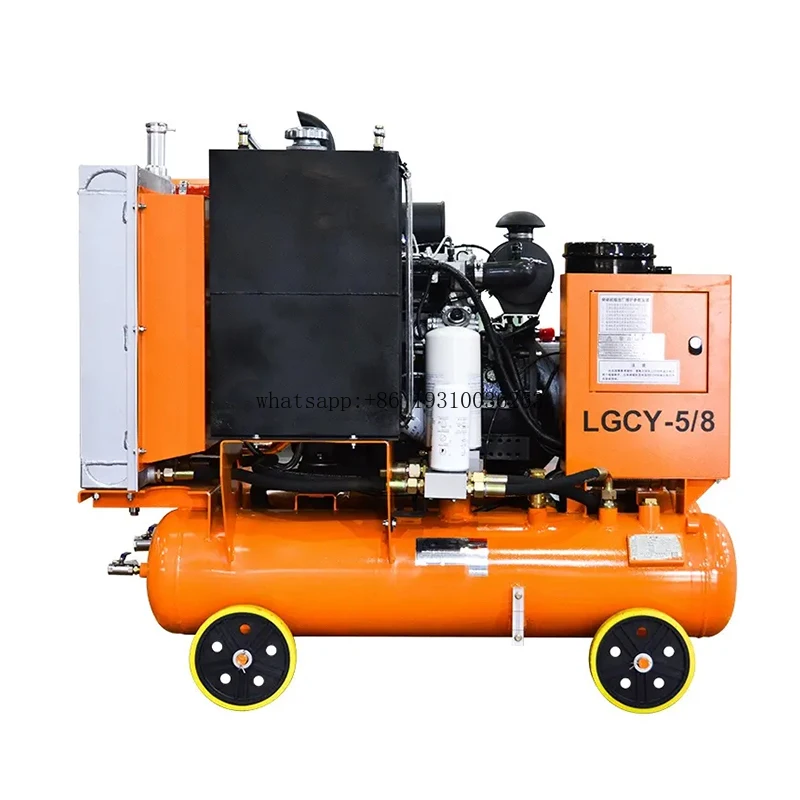 Compressor de ar tipo parafuso de alta eficiência 3 250L/min com tanque vertical