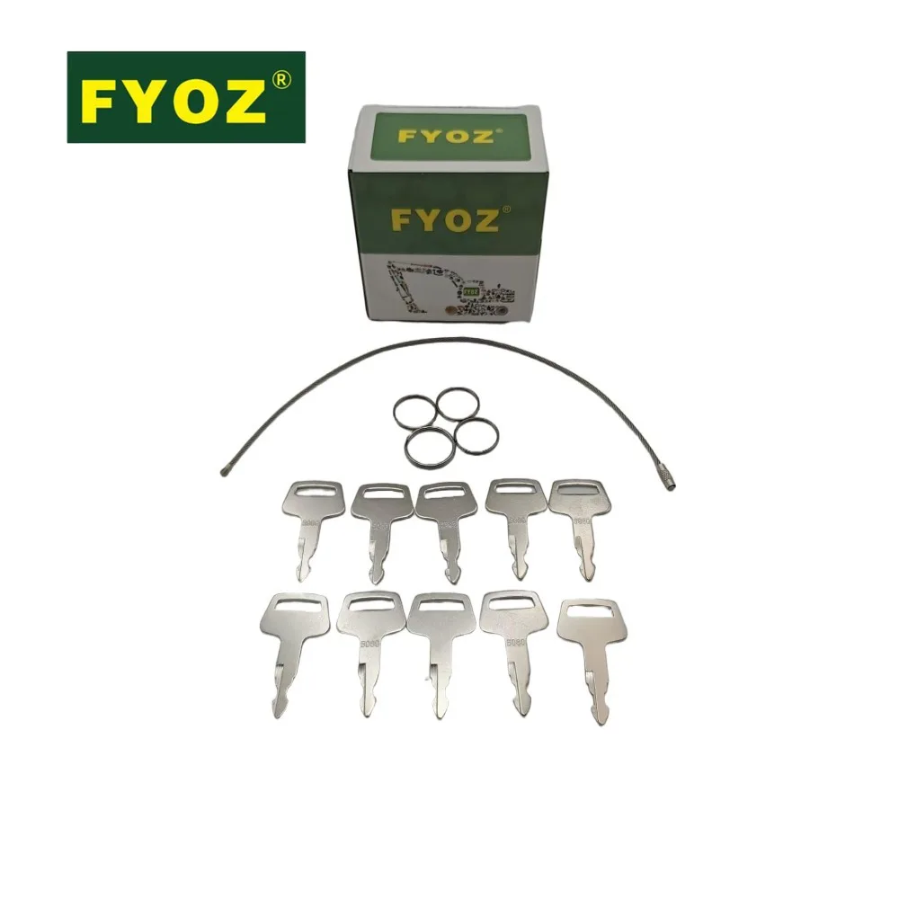10 Pack Ignition Key For IHI/Marooka Excavator Heavy Equipment 069027029 Part