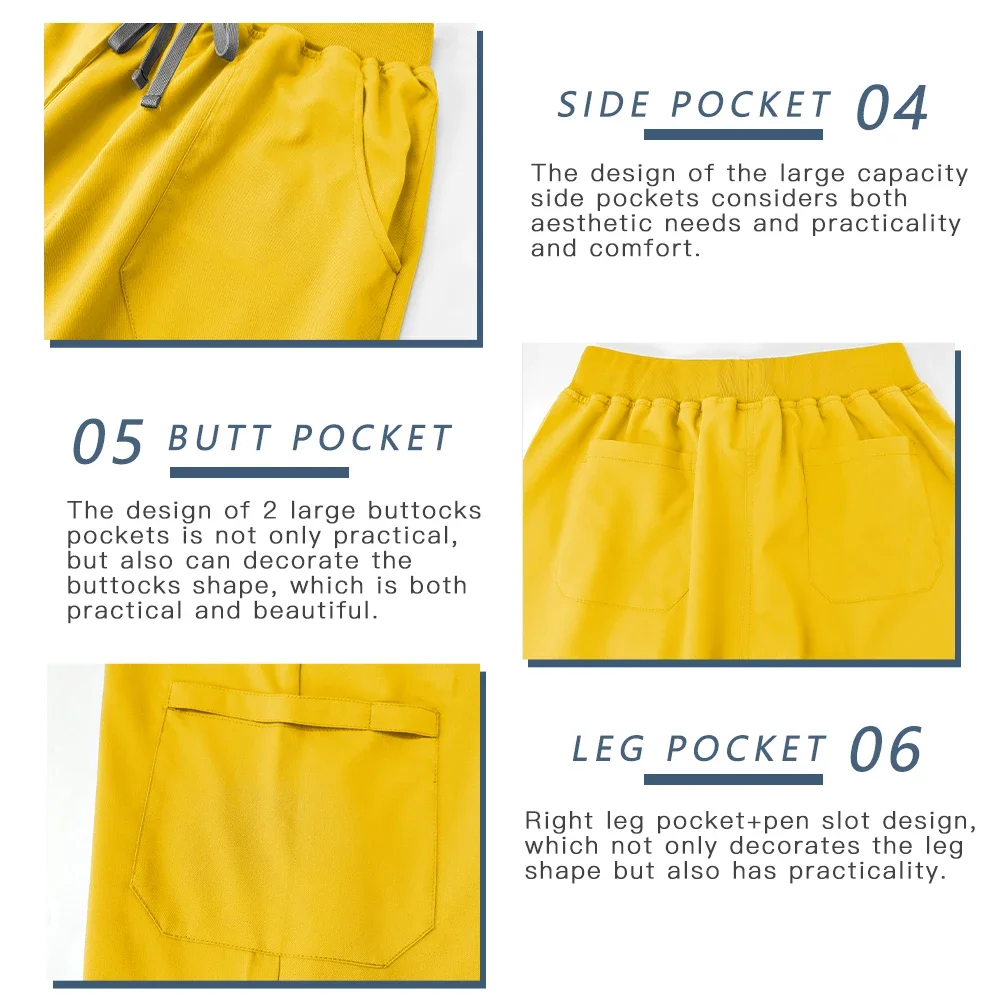 Hochwertige klinische OP-Uniformen für Damen, medizinischer Arzt, Krankenschwester, OP-Bekleidungsset, Schönheitslabor, Arbeitskleidung, Zahnarzt-Overall, Stillanzug