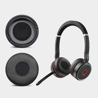 2 PCS Ear Pads Cushion Soft Cover for jabra evolve 20se 30II 40 65+ 75