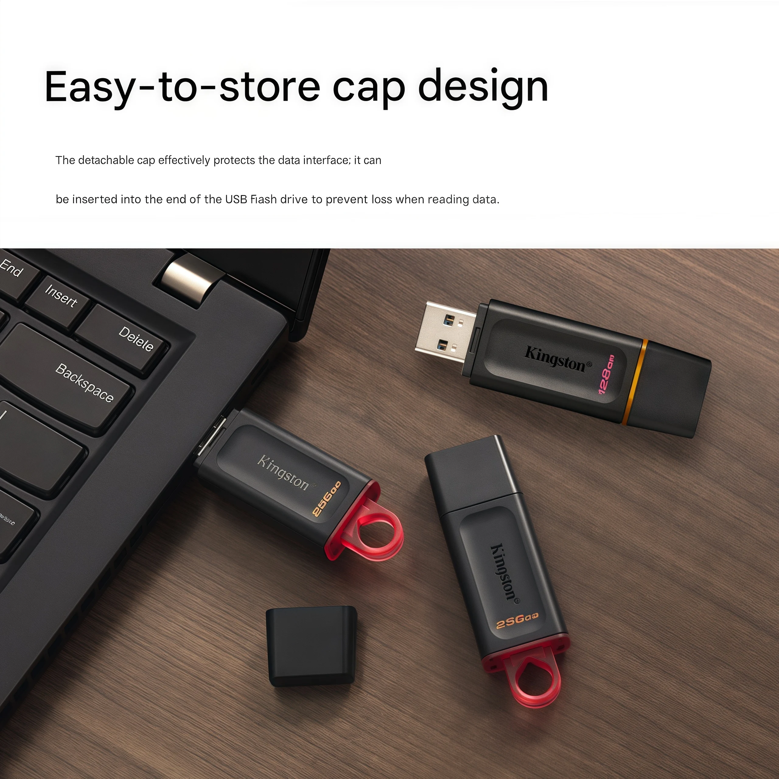 محرك أقراص فلاش USB أصلي من كينجستون، كاميرا أجهزة القياس في السيارة عالية السرعة، الهاتف المحمول/الكمبيوتر، DIY للطلاب