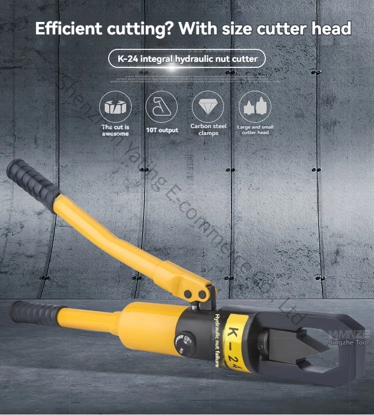 Hydraulic Nut Cutting Machine Special  Integral Hydraulic Nut Cutter Nut Splitter Cutter, Manual Crusher Splitting