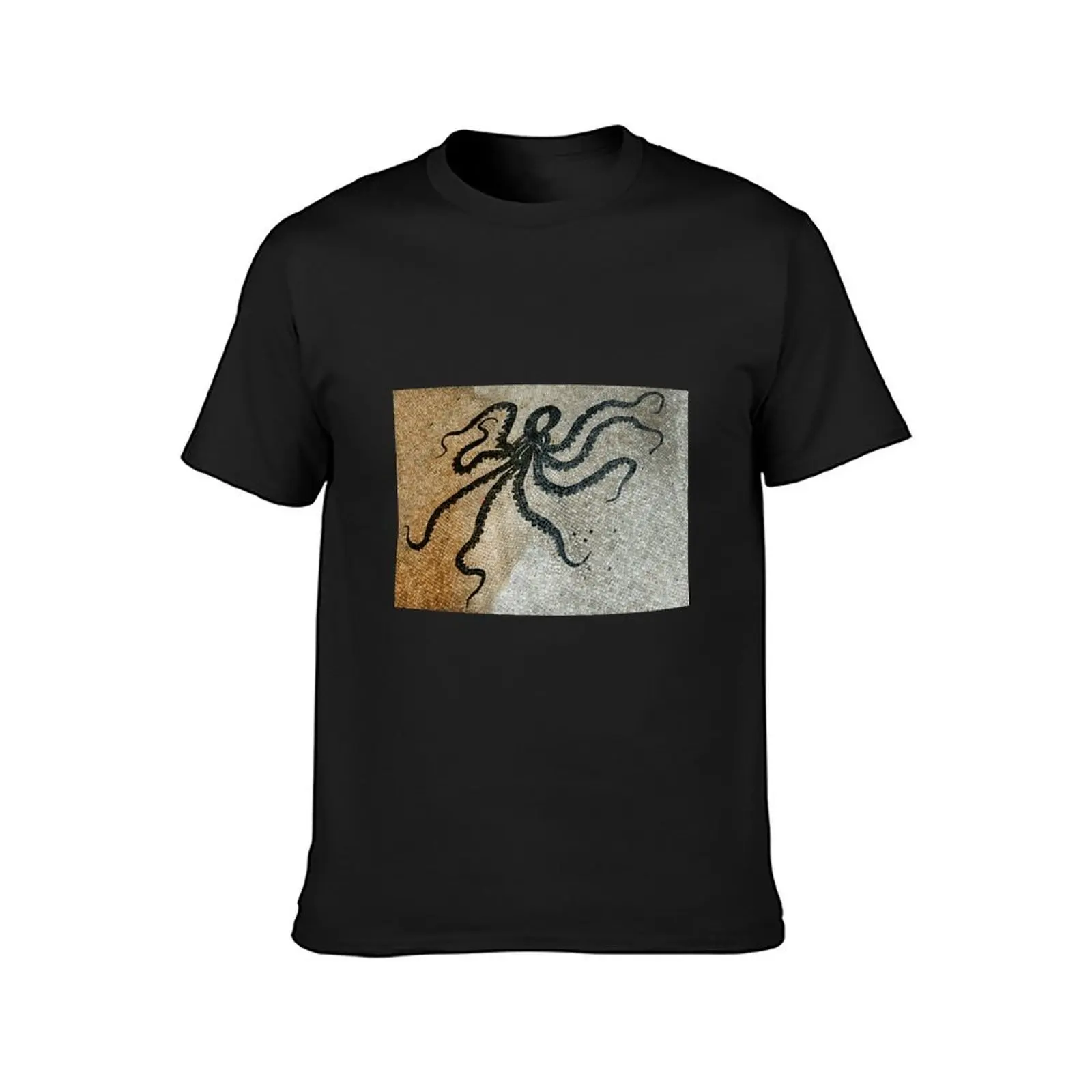 Octopus Mosiac, Herculaneum T-Shirt new edition cute clothes heavyweight t shirts for men