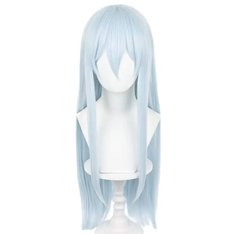 

Anime Project SEKAI Yoisaki Kanade cosplay wigs Long Light Blue Synthetic Wig Heat-Resistant Synthetic Fiber Wig Rose net