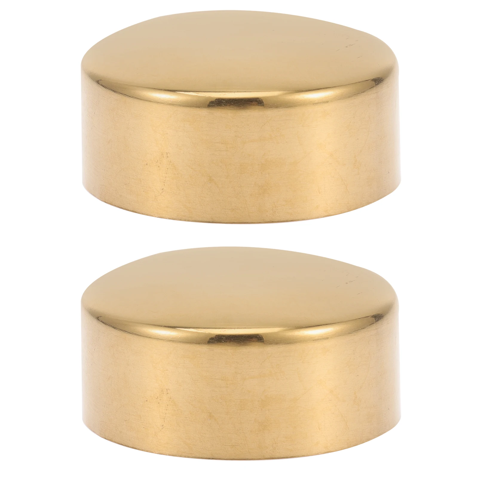 Tappi metallici per corrimano in acciaio inossidabile da 2 pezzi per fori rotondi Raccordi per tubi durevoli Protezioni per tubi per ringhiere in legno da esterno