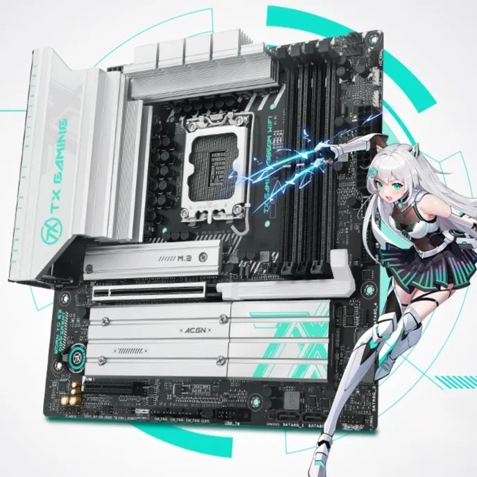 2025 New Released TX GAMING B860M WIFI DDR5 8800MT/s PCIe 5.0 WIFI7 CPU Ultra 265K 245K 285K Motherboard for Gaming PC