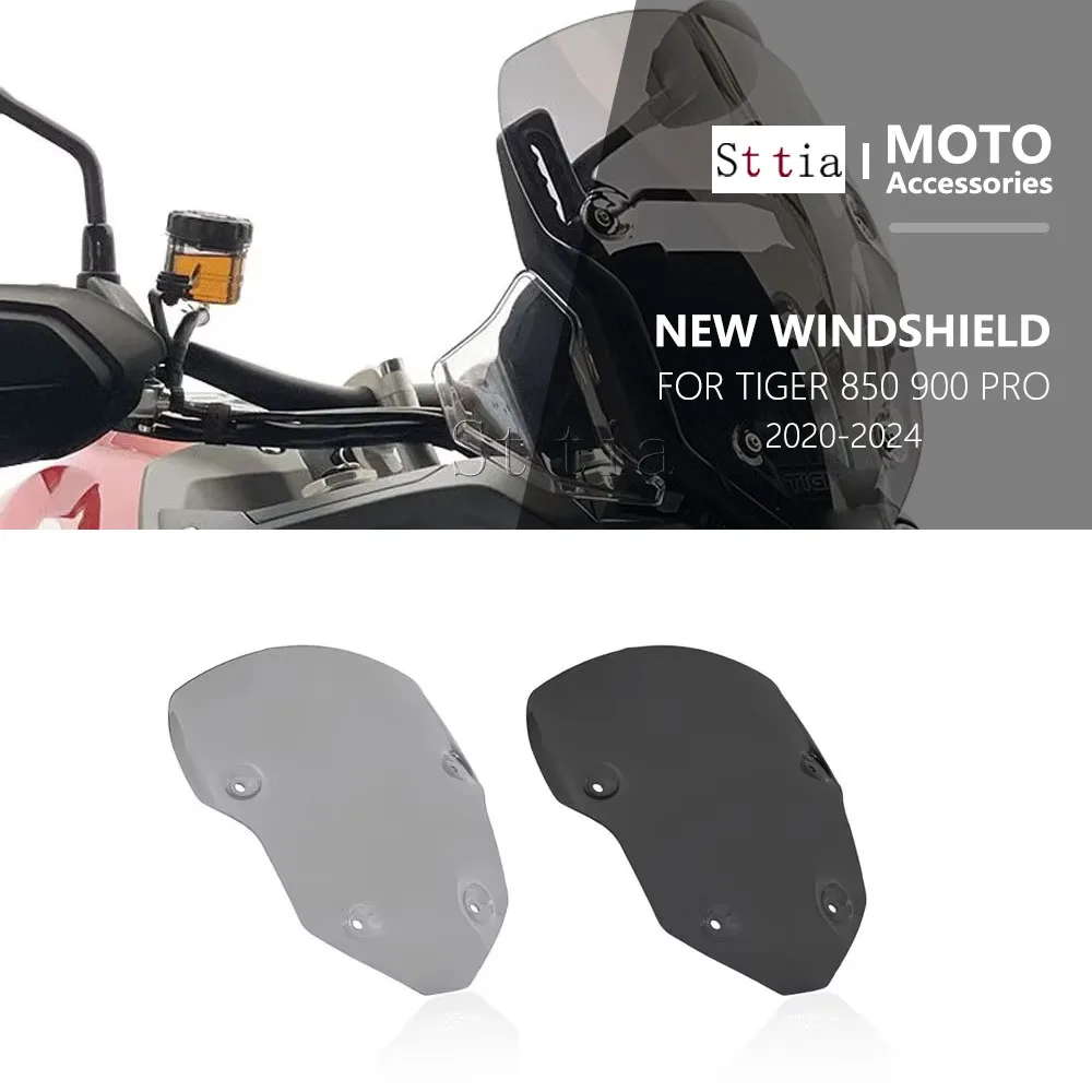 

TIGER 850 TIGER 900 New Motorcycle Windshield Windscreen Wind Deflector Sport Screen For Triumph Tiger 850 Tiger 900 2020-2024
