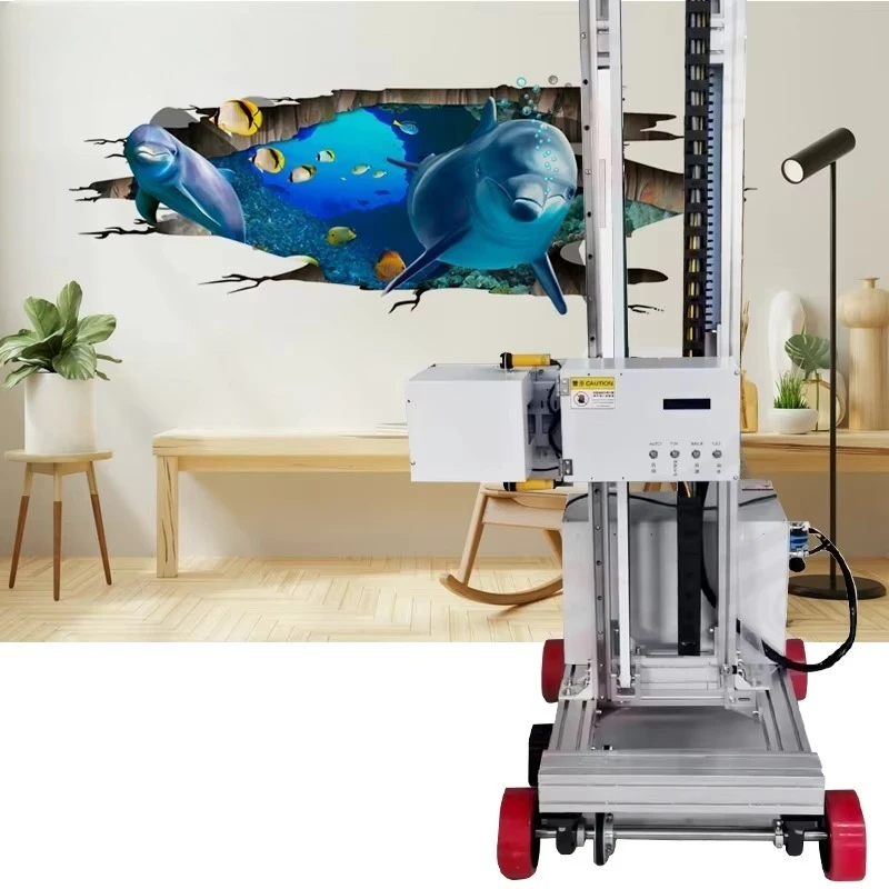 School/Home Wall Painting Printing Machine 3D Effect UV Inkjet Large Size Wall Printer Multi Color Inkjet Printers