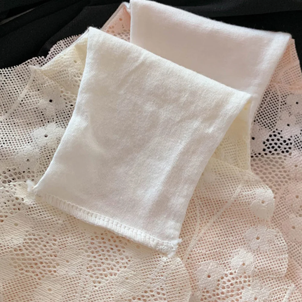 ملابس داخلية بسيطة مطرزة بالزهور من الدانتيل للنساء منتصف الانتظار من القطن المنشعب سراويل داخلية مثيرة ناعمة ورقيقة سراويل داخلية مثيرة للسيدات #5