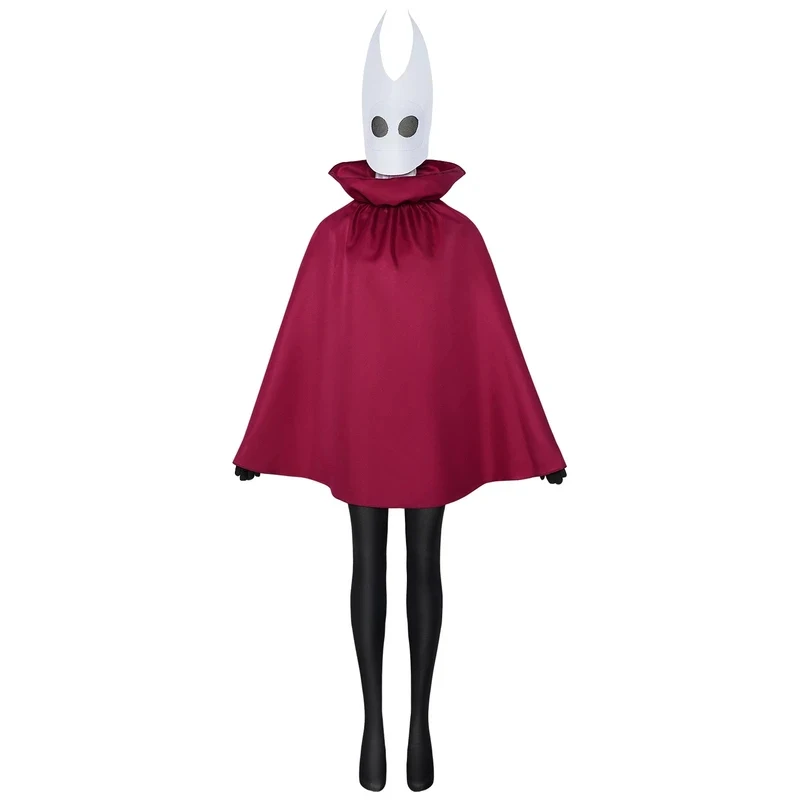 

A;3\v,7'd/Fancy Game Hollow Knight Cosplay Ghost Vampire Costume Women Girls Cape Cloak Stage Disguise Performw.3;v'6\b/