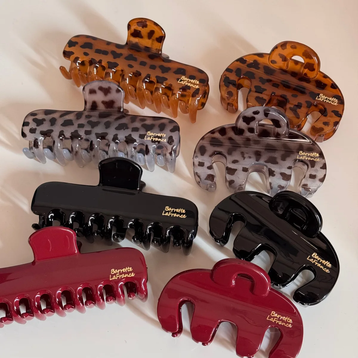 

Korean Women Senior Leopard Print Acetate Hair Claws Ladies Hairpins Hairgrip Headwear Girls Elegant Hair Clips Hair Accessories