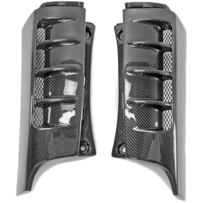 

SAAR Compatible with Toyota Noah Voxy 80 Carbon Fiber Modification Parts SBLK Rear Bumper Tail Light Side Air Vent Cover Rear Sk