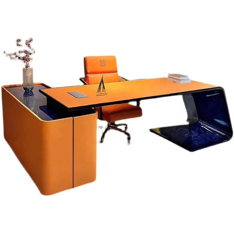 custom.Luxury Bugatti Office Desk - Unique Design Solid Wood   Material  Can Accept Customizable