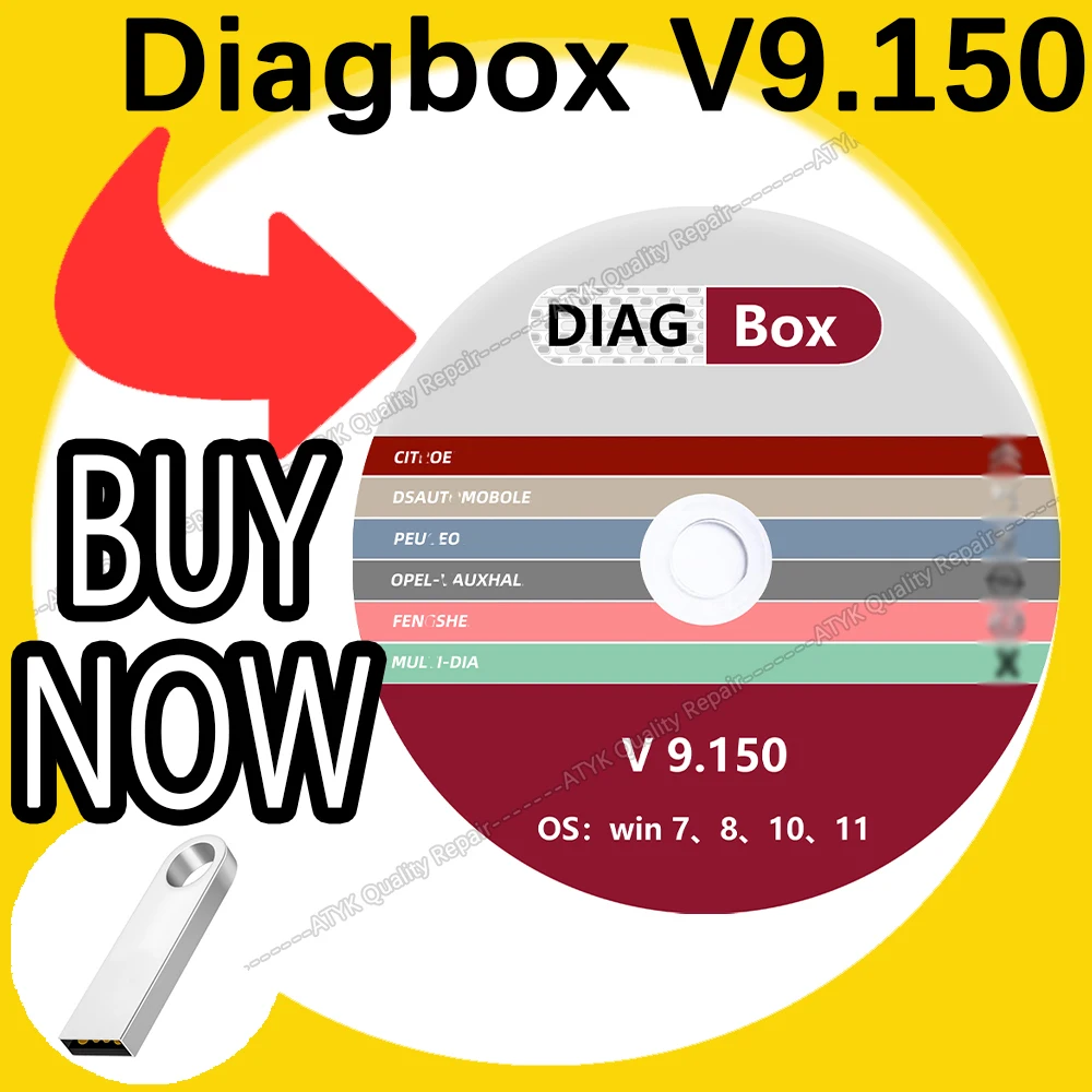 

for PP2000 Diagbox V9.150 With crack Diagnose obd2 scanner Repair tools diagnostic pour voiture diagbox v9.150 software cars vci