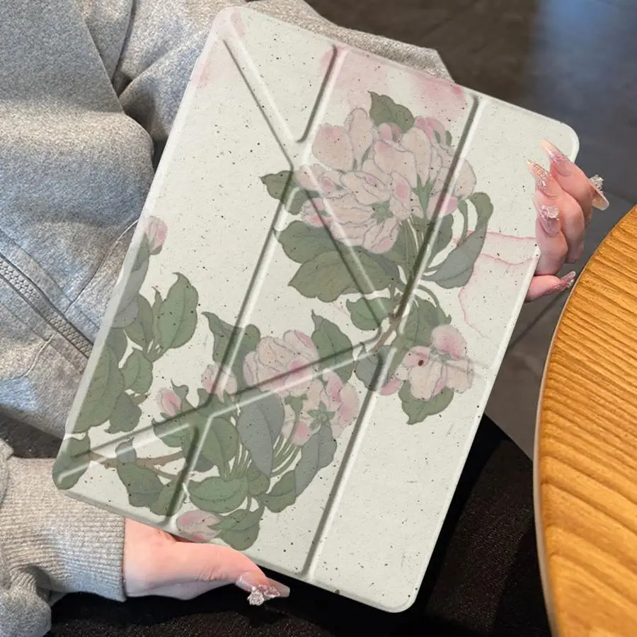 

National Style Pattern Design Holder Cover Tablet Case For iPad Air 4 5 M3 M2 1 2 M4 11inch Mini 6 7 Pro 2025 Pro 11th 10th 9th
