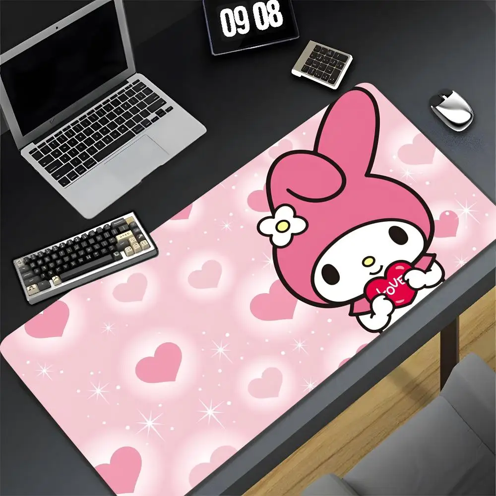 My Melody Mouse Pad XXL Gamer Gaming PC Computer Otaku Locking Edge DIY Customized Photo Laptop Notebook Desk Mat