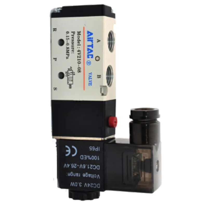 

AIRTAC solenoid 4V400 series valve, sewage plant valve pipeline safety configuration use