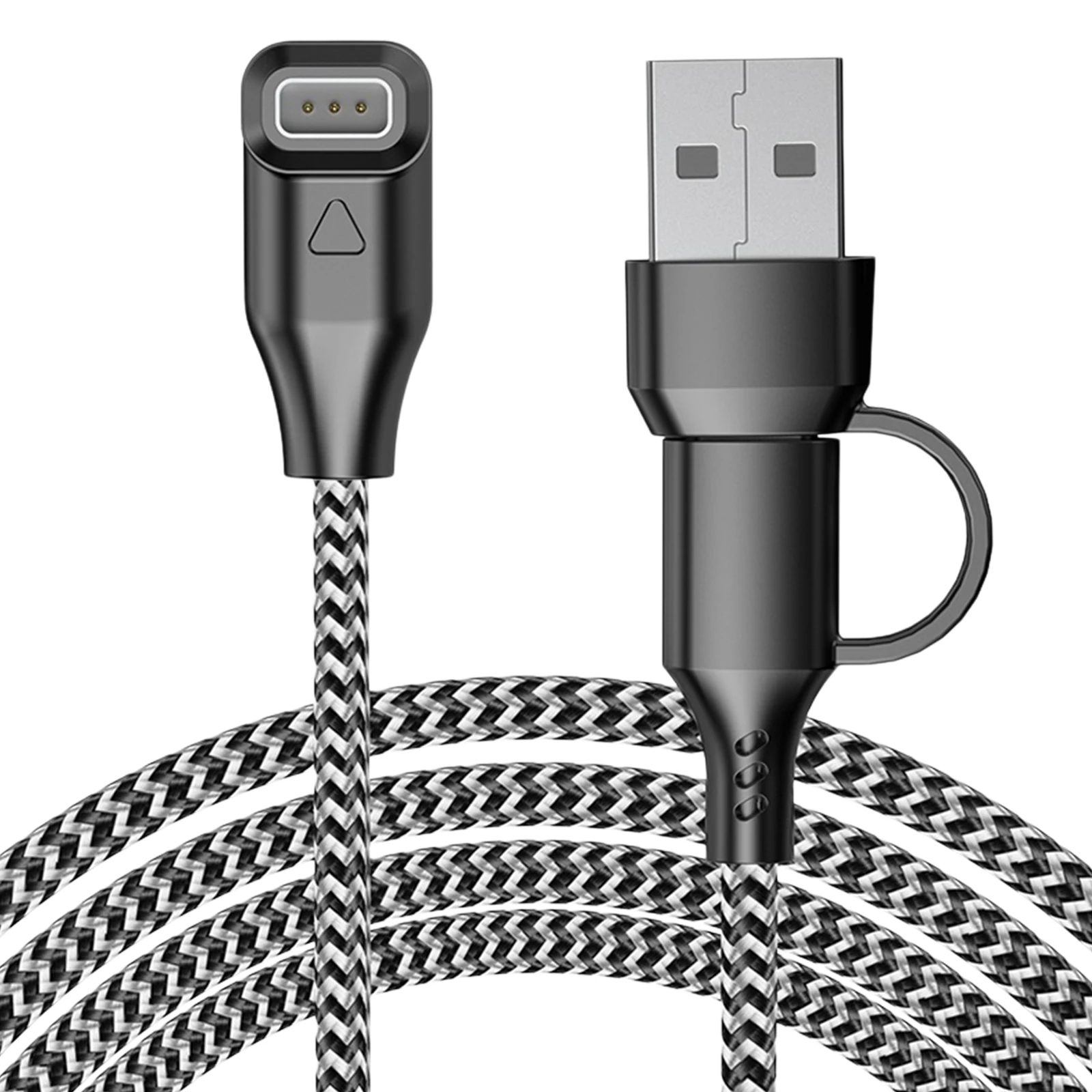 2 in 1 Fast Charging Data Cable for COROS PACE4 PACE Pro APEX4 (46/42mm) NOMAD Charger Cable USB Type-C Micro Charging Cable
