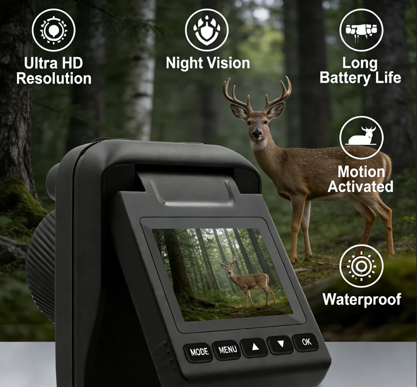 Manufacturer-Sourced Time-lapse Construction Trail Camera for Observing Plant Growth CMOS Sensor Element Type