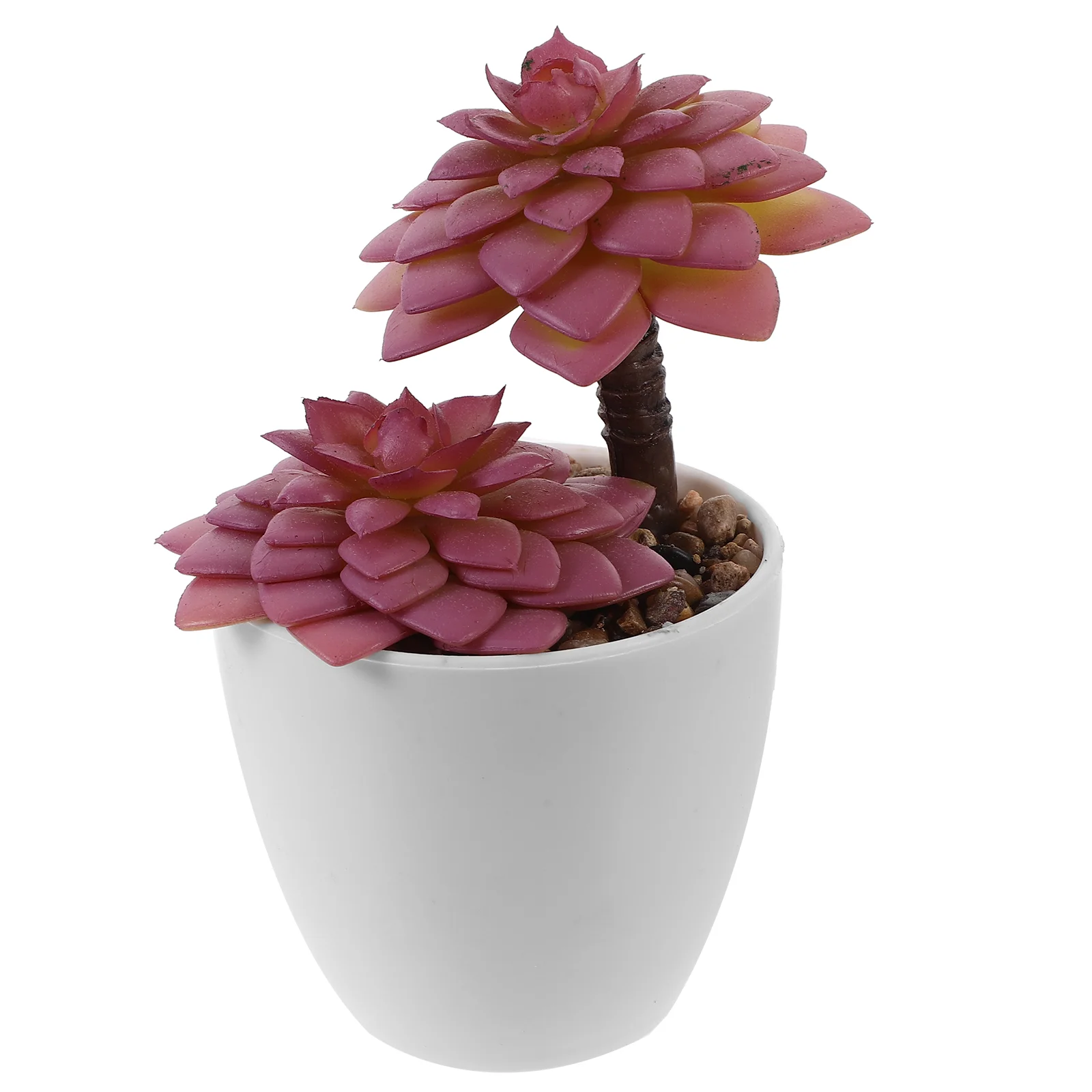 

Decorative Plants Small Artificial in Pots Fake for Indoors Landscape Potted Succulents Bulk Faux