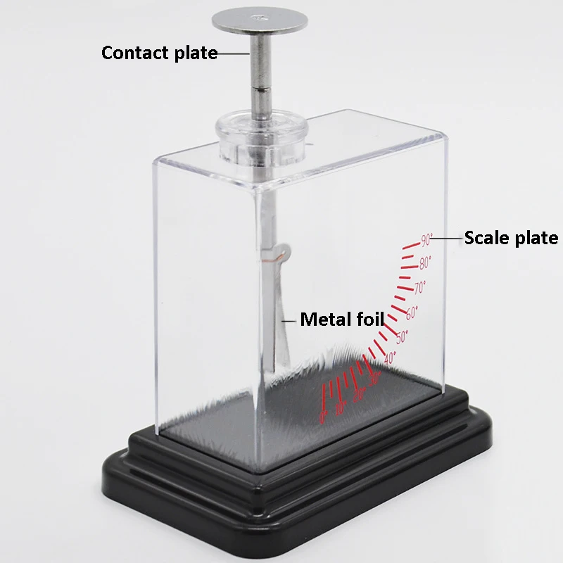 2Pcs Platinum Plate Foil Electroscope Physical Electrical Teaching Equipment