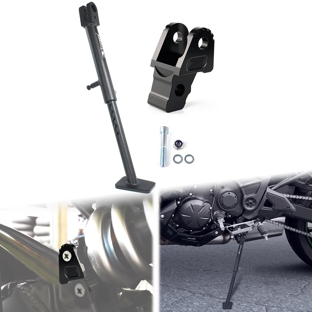 

Motorbike Adjustable Kickstand Side Stand Lowering Link For Kawasaki Versys650 2015 2016 2017 2018 2019 2020 2021 2022 2023 2024