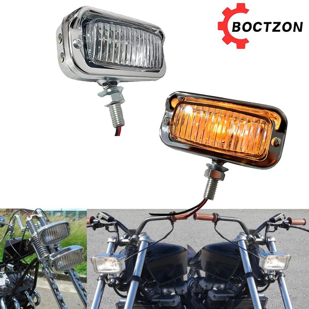 Motorcycle Square Halogen Headlight Headlamp Lamp Universal For Honda Harley Chopper Cafe Racer Dyna Sportster Suzuki Kawasaki