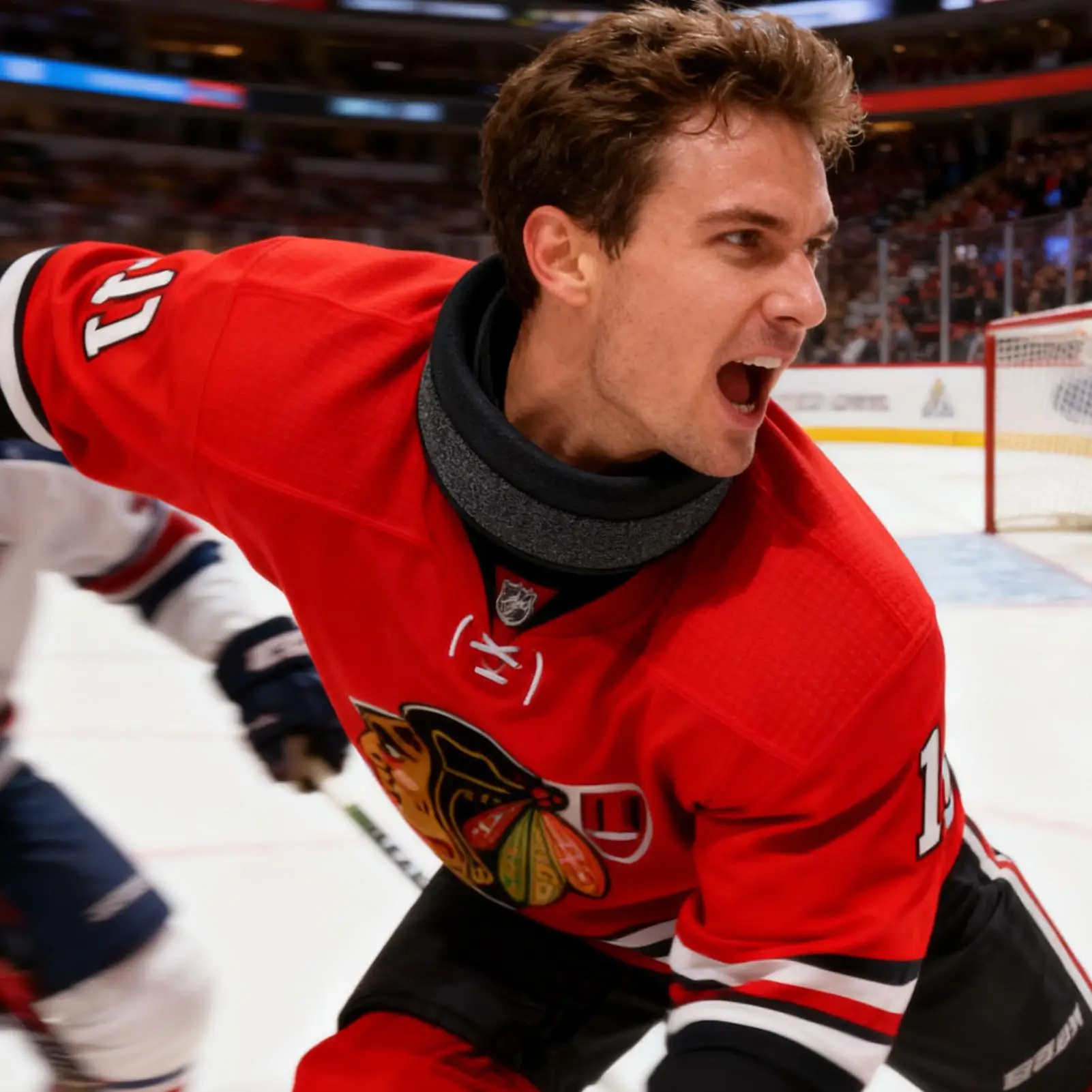 واقي رقبة الهوكي المقاوم للقطع، واقي طوق هوكي الجليد الناعم القابل للتعديل، حماية للرقبة قابلة للتنفس للممارسة والبطولة #1