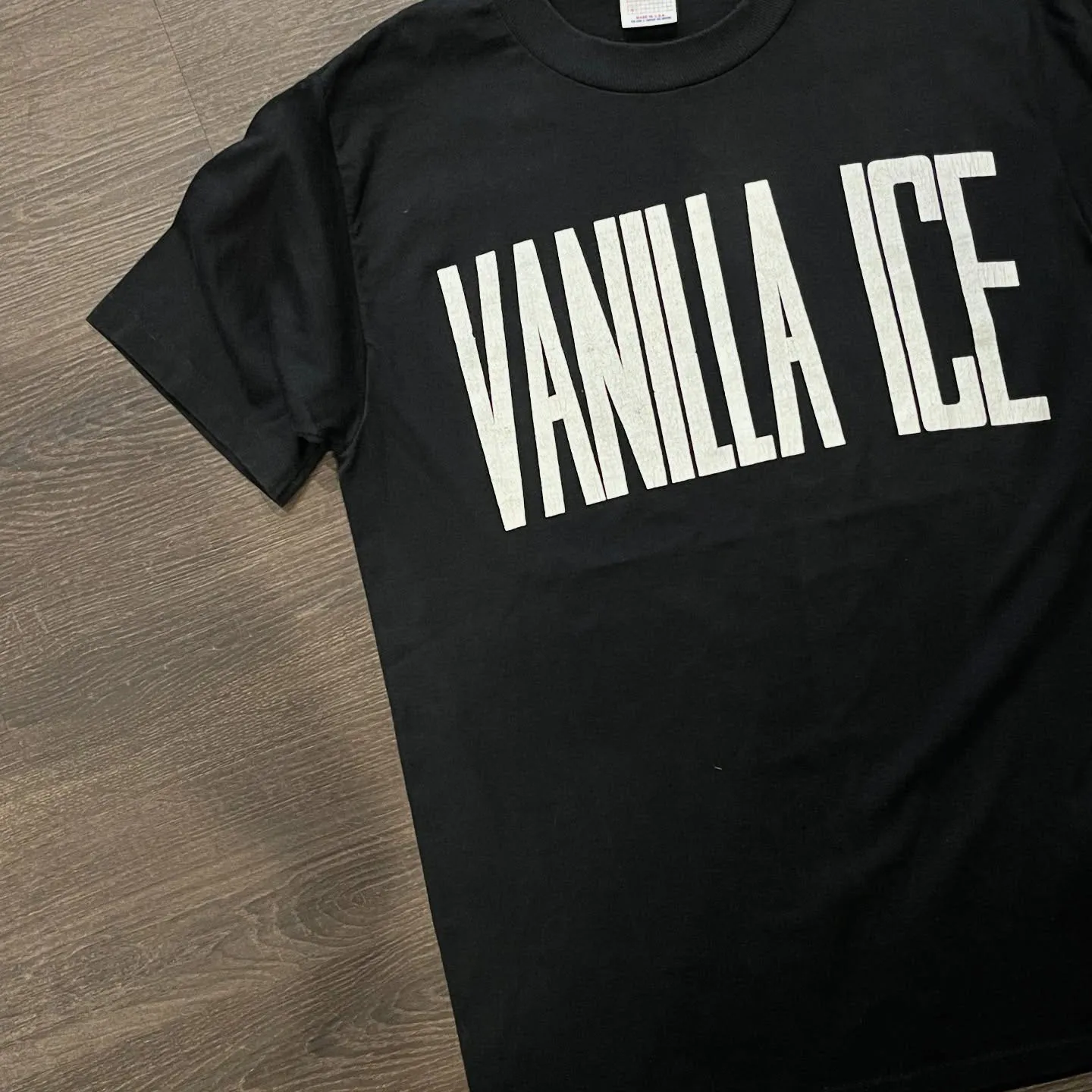 Rap Singer Themed Half Sleeve Hip Hop Style Big Font Print T-Shirt Breathable Cotton Short Sleeve round Neck Letter Pattern