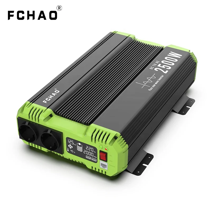 Fchao Gratis Verzending Naar China Speciale Lijn Guangzhou Magazijn 1200W 1800W 2kw 3kw Off Grid Zonne-Omvormers 230V 12V 24V 48V