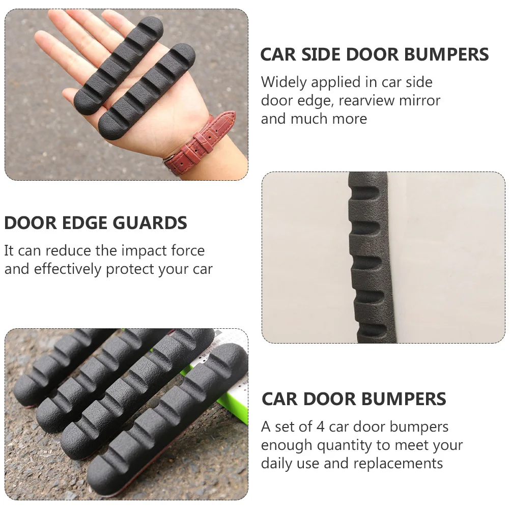 

4Pcs Car Door Bumpers Car Side Guards Auto Door Protector Rearview Mirror Bumpers Anti Scratch Collision Protection