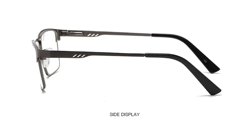 Lesebrille für Herren, blaues Licht blockierende Optik, Linsen für Damen und Herren, blendfreier Filter, leichte Brille mit Federscharnier – Detail 6