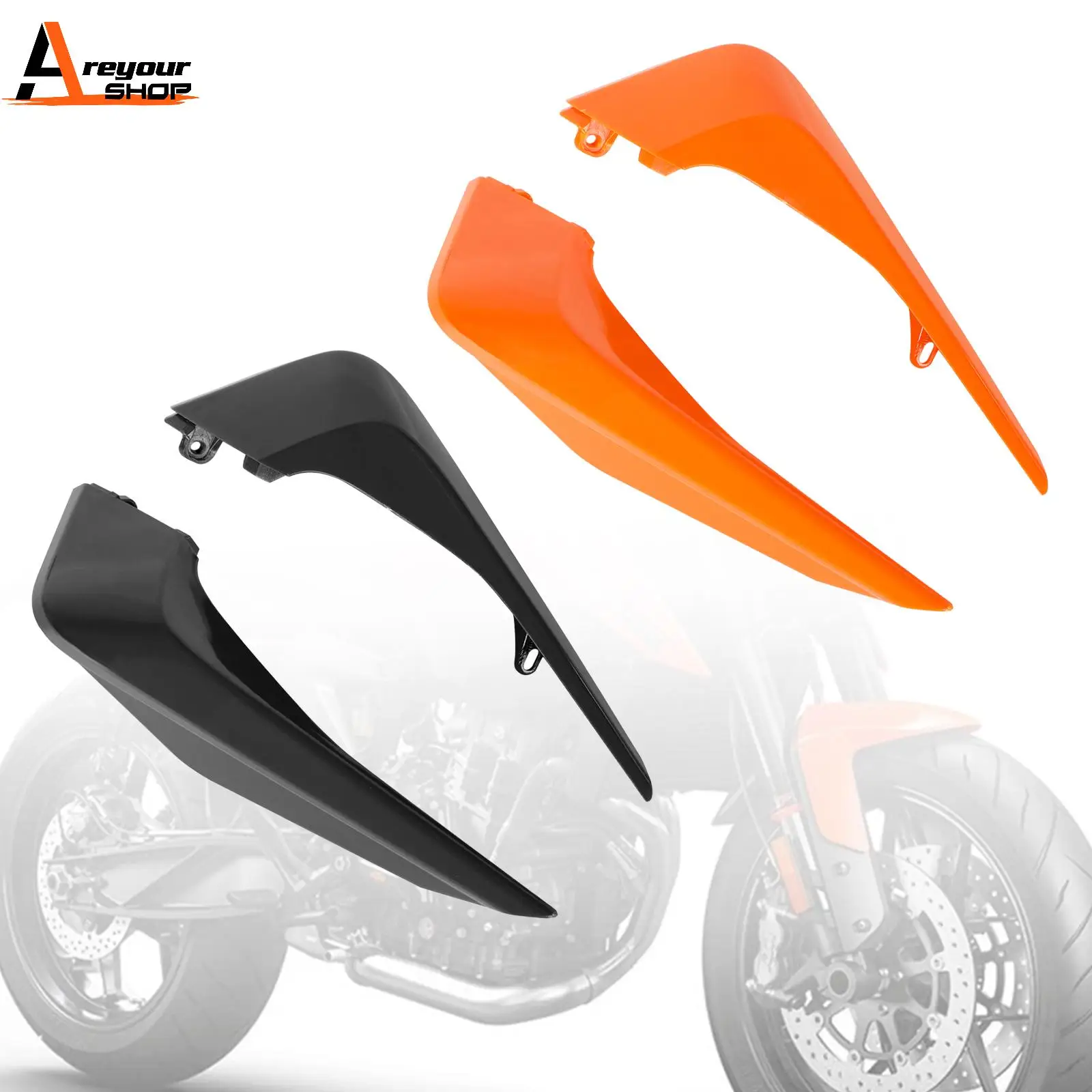 

Areyourshop Front Headlight Trim Fairing Guard Side Cover for 790 890 2018-2023 2022 Orange