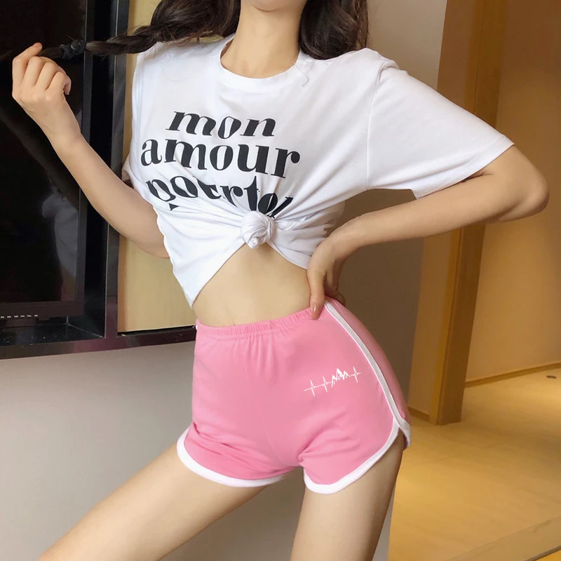 Cotton Sports Shorts Summer Yoga Dance Pants Breathable Workout Running Shorts Dolphin Shorts for Women Sports Shorts