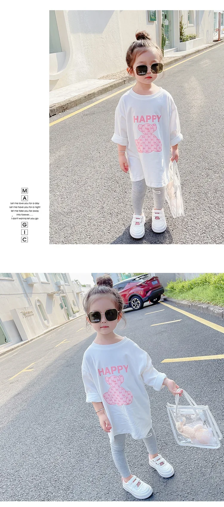 Herbstliches modisches Sportset für Kinder: Baby-Mädchen-Pullover + Leggings, zweiteiliges Set, Kleinkind-Mädchen-Kleidung mit Cartoon-Alphabet-Motiv – Detail 33