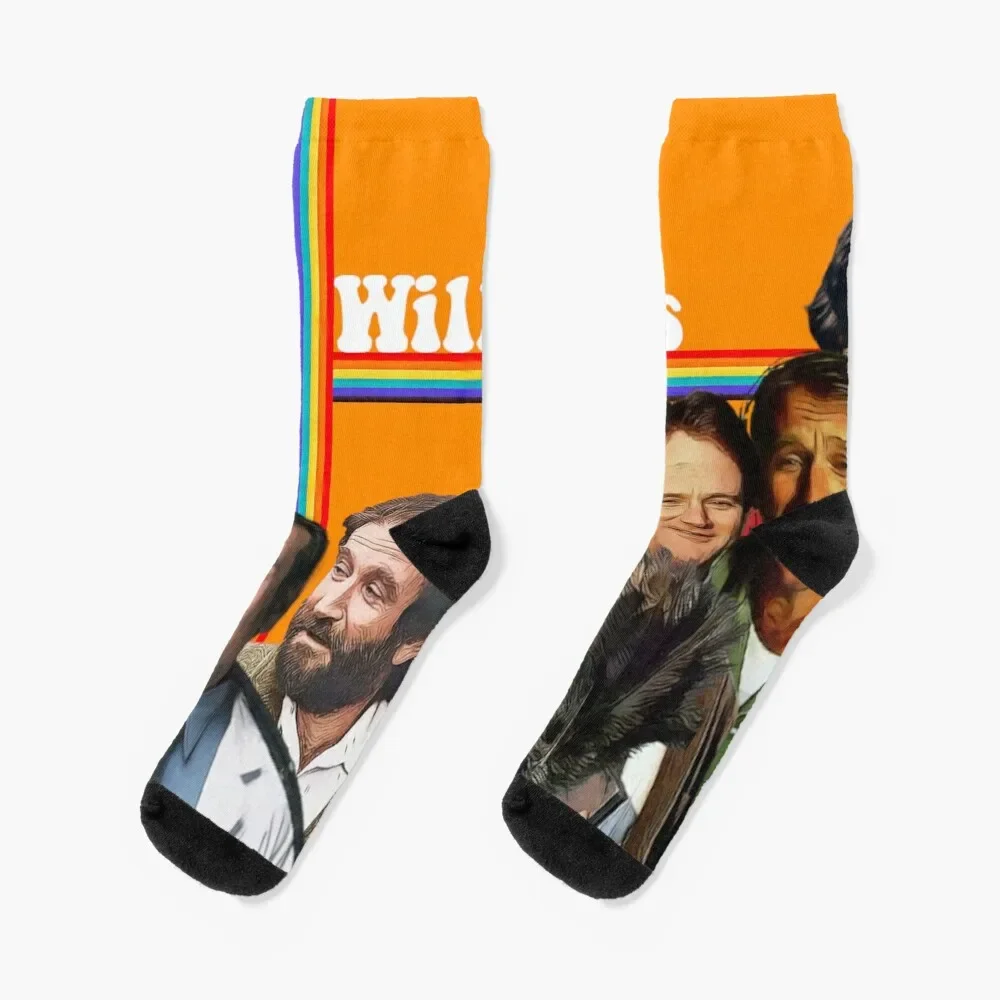 Evolution of a Icon-Robin Williams Socks snow custom Christmas Boy Socks Women's