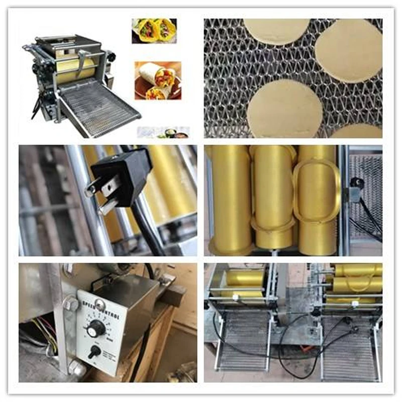 Stainless Steel Automatic Pancake Machine Chapati Maker Manual Automatic Tortilla Maker-machine Tortilla Industrial Machine