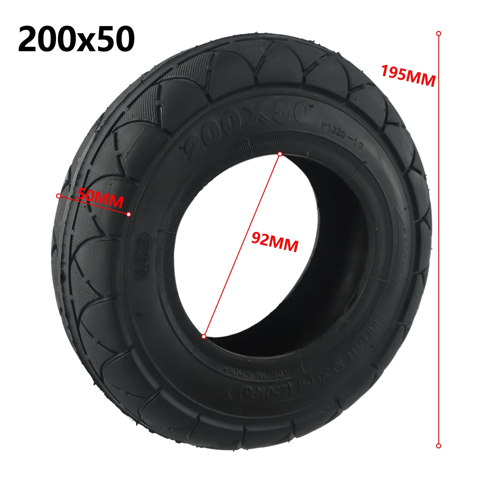 200x50 Electric Scooter Tire Inner Tube With Bent Valve For 8x2 Inch Electric Scooter Inner Tube Or Tire E-Scooter Parts