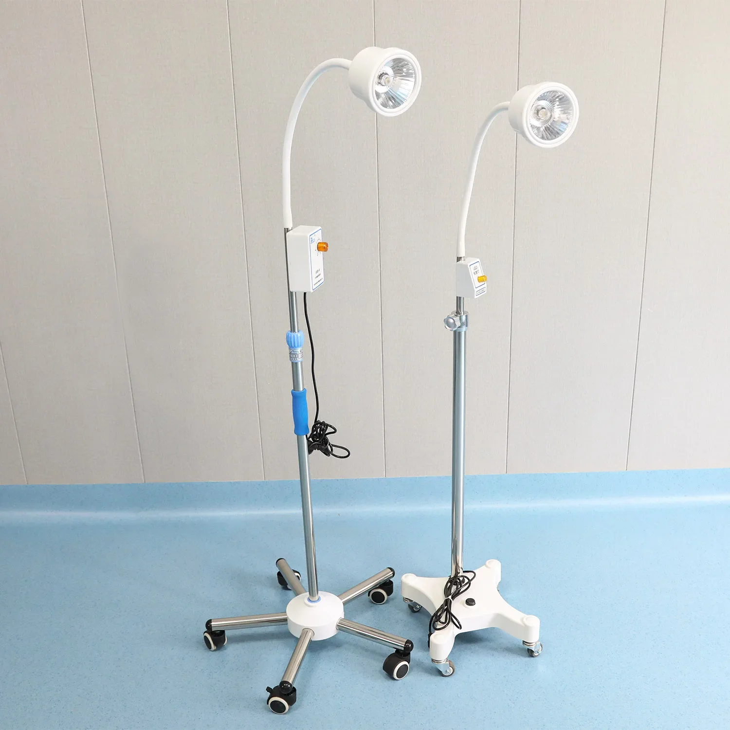 High Quality Hospital use Medical Gynecological operating lamp standing surgical exam mobile LED lamp Examination Light