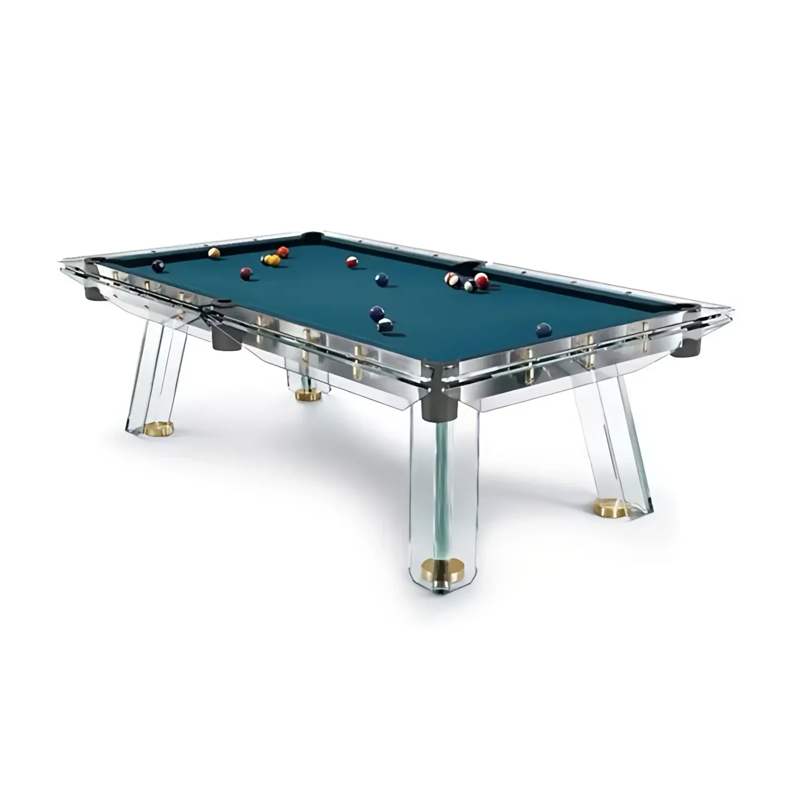 Billiards table Standard modern high-end hotel clubhouse indoor household tempered glass pool table