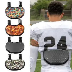 Youth Professional Football Back Protector Lower Back Pad for Football Players Rugby Backplate Rear Accessory Fashion Back Pads