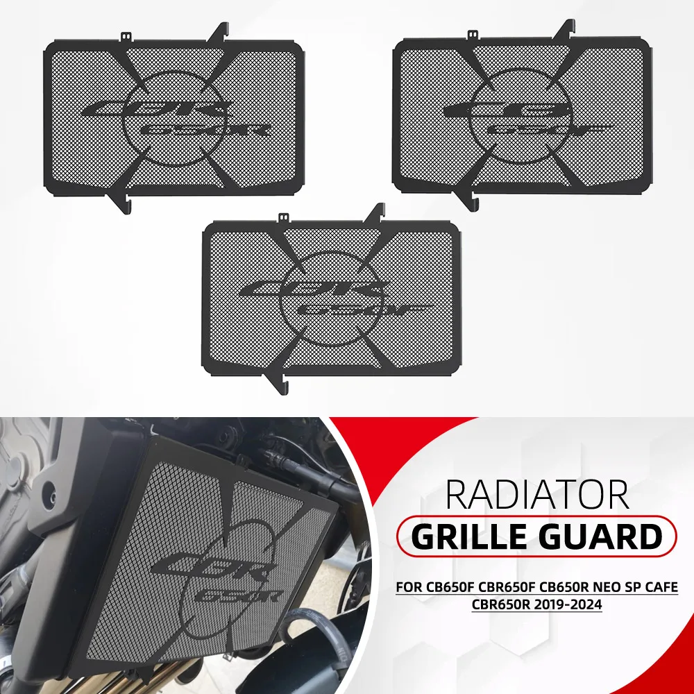 

Motorcycle Accessories CB 650R CBR 650 R Radiator Guard Protector FOR Honda CB650F CBR650F CB650R Neo SP Cafe CBR650R 2019-2024