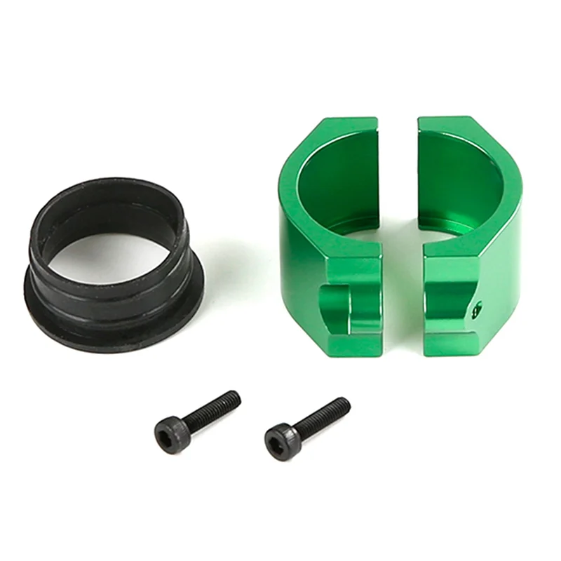 CNC Metalen Resonantie Buisklem Kit voor 1/5 Hpi Rofun Baha Rovan King Motor Baja 5B 5T Rc Auto Racing speelgoed Onderdelen,Groen