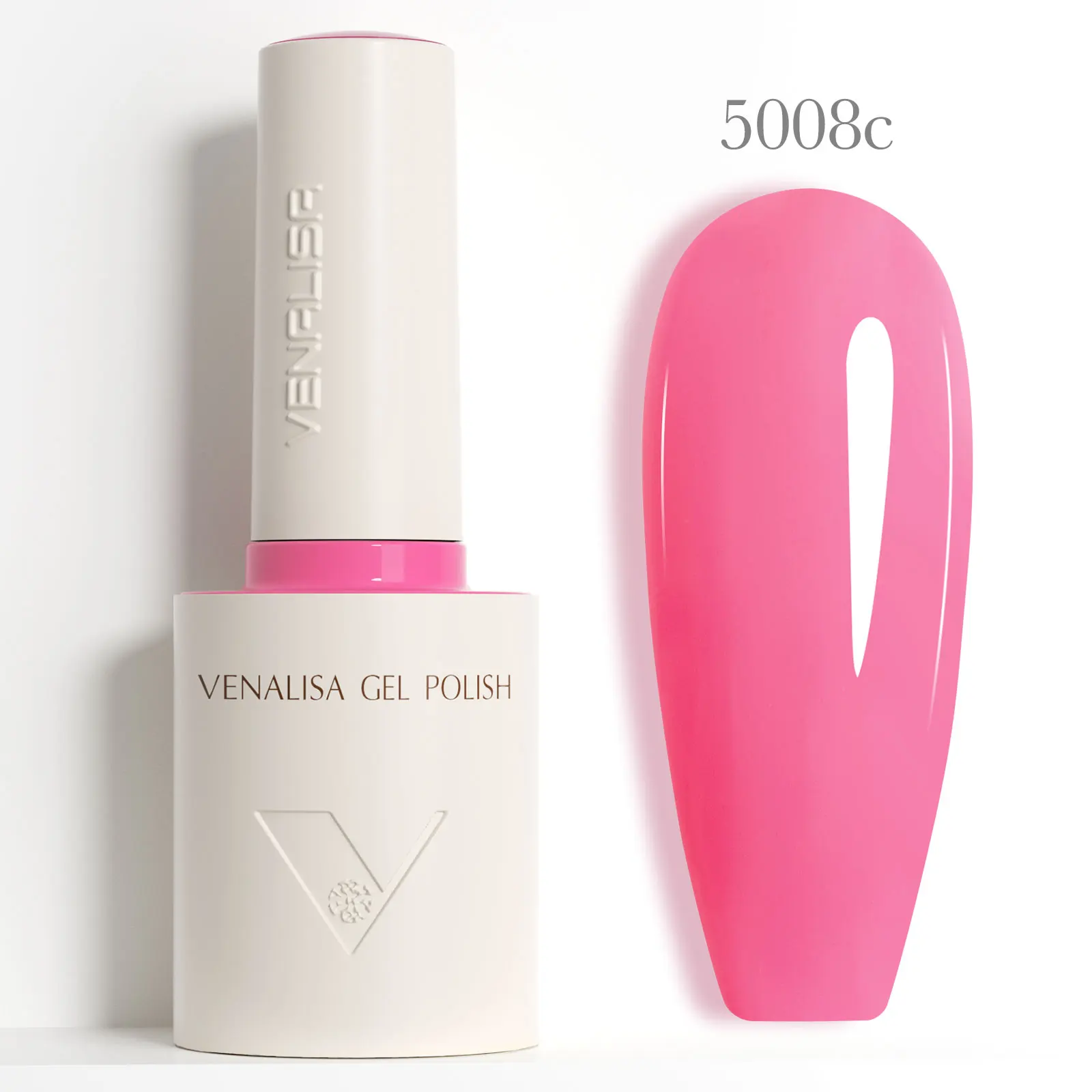1pc Venalisa Nagel Gel Polnisch Milchig Weiß Halb Transparent Hema Frei Soak Off UV LED Gel Lack Weichen Pinsel runde Form Pigment
