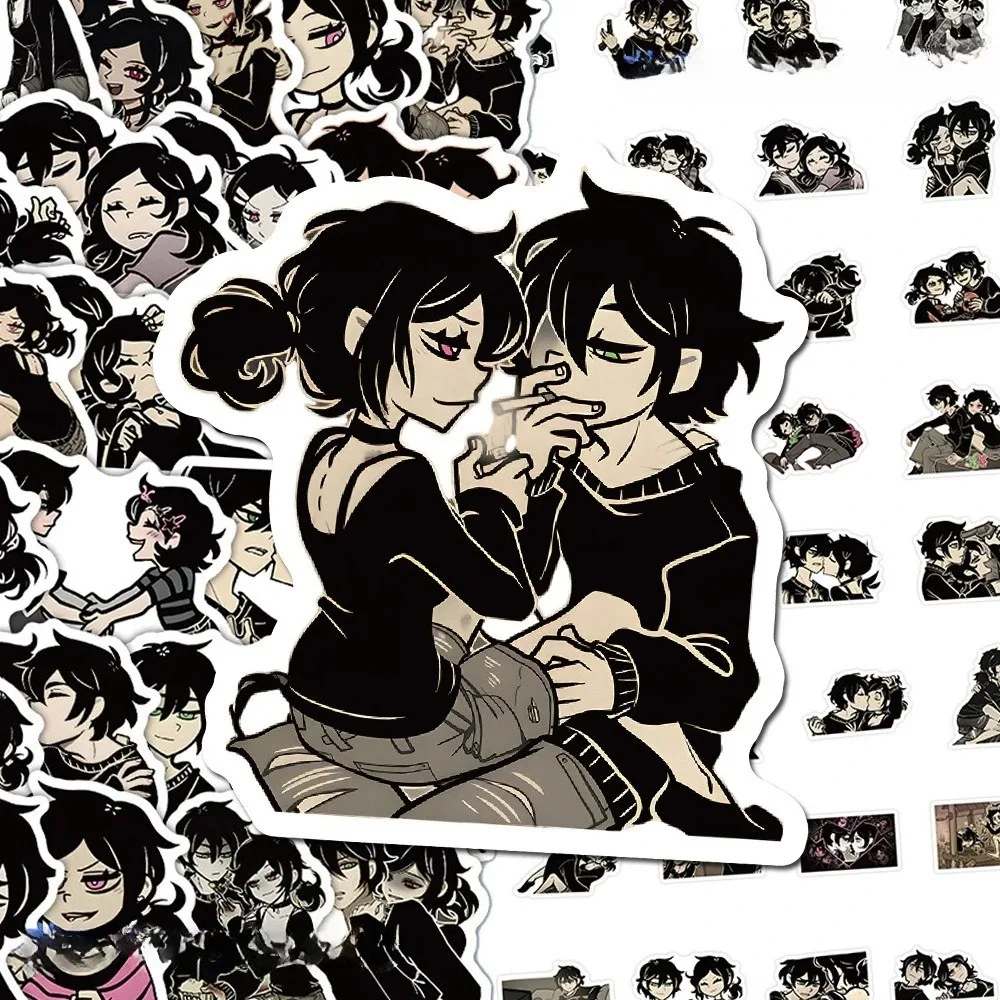 65Pcs Horror Game Anime Stickers Waterproof  Decorative Bicycle Motorcycle Refrigerator Skateboard Guitar Desktop Phone Case